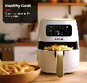 قلاية كهرباء بدون زيت فريش 7لتر 1800وات ديجيتال ابيض FAF-D18000W