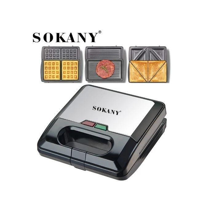 ساندويتش ميكر 3*1 سوكانى مربع KJ-303