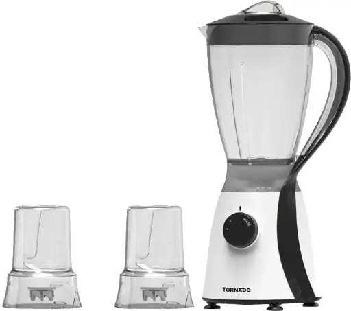 خلاط ترنادو 600وات 2مطحنة  TB-600/2-BLACK